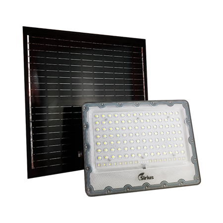 Прожектор светодиодный LED Helios 200W 6500K IP65 на солнечной батареи Sirius